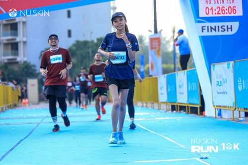 Race photo from Nu Skin Run 10K
