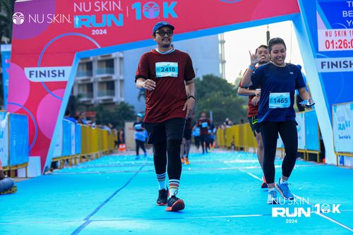 Race photo from Nu Skin Run 10K