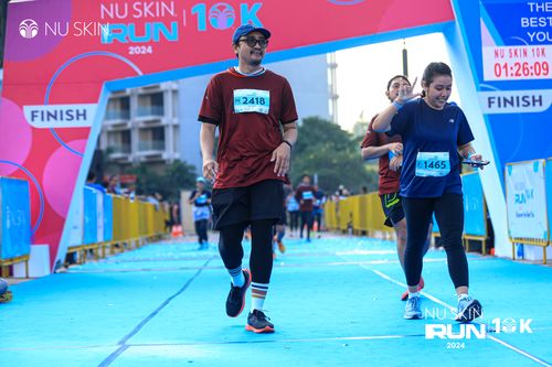Race photo from Nu Skin Run 10K