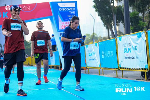 Race photo from Nu Skin Run 10K