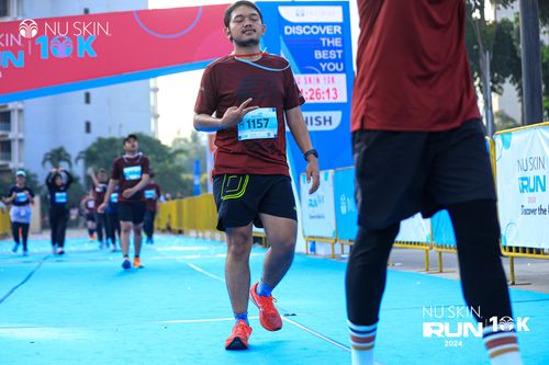 Race photo from Nu Skin Run 10K
