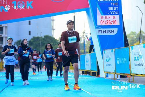 Race photo from Nu Skin Run 10K