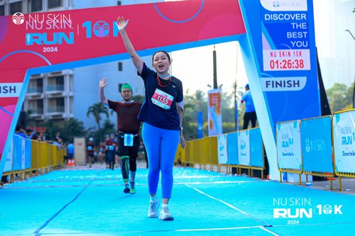 Race photo from Nu Skin Run 10K