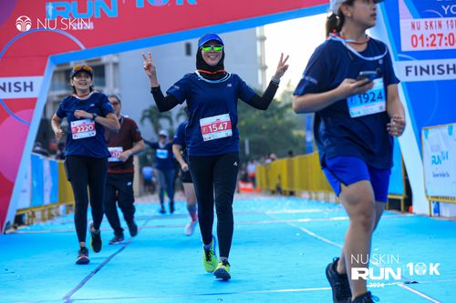 Race photo from Nu Skin Run 10K