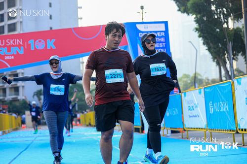 Race photo from Nu Skin Run 10K