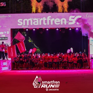 Race photo from SMARTFREN RUN 2026