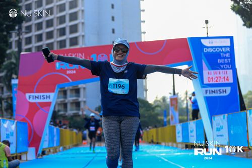 Race photo from Nu Skin Run 10K