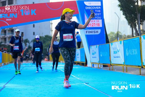 Race photo from Nu Skin Run 10K
