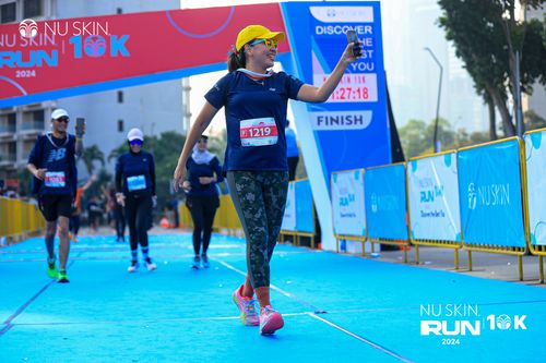 Race photo from Nu Skin Run 10K