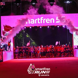 Race photo from SMARTFREN RUN 2026
