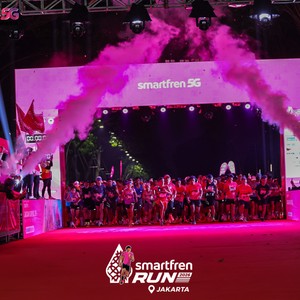 Race photo from SMARTFREN RUN 2026
