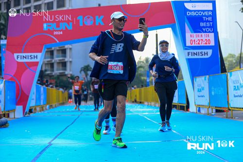 Race photo from Nu Skin Run 10K