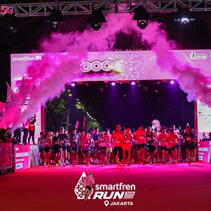 Race photo from SMARTFREN RUN 2026