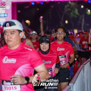 Race photo from SMARTFREN RUN 2026