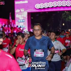 Race photo from SMARTFREN RUN 2026