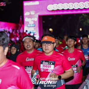 Race photo from SMARTFREN RUN 2026