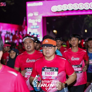 Race photo from SMARTFREN RUN 2026