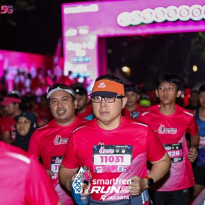 Race photo from SMARTFREN RUN 2026