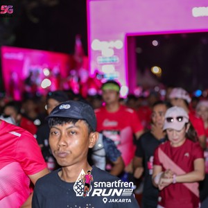 Race photo from SMARTFREN RUN 2026