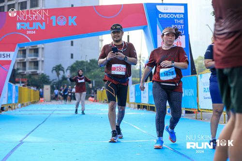 Race photo from Nu Skin Run 10K
