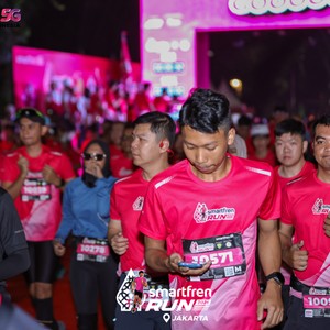 Race photo from SMARTFREN RUN 2026
