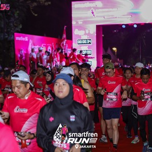 Race photo from SMARTFREN RUN 2026