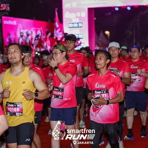 Race photo from SMARTFREN RUN 2026