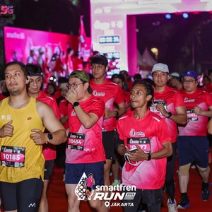Race photo from SMARTFREN RUN 2026