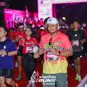 Race photo from SMARTFREN RUN 2026