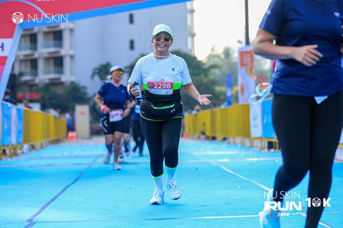 Race photo from Nu Skin Run 10K