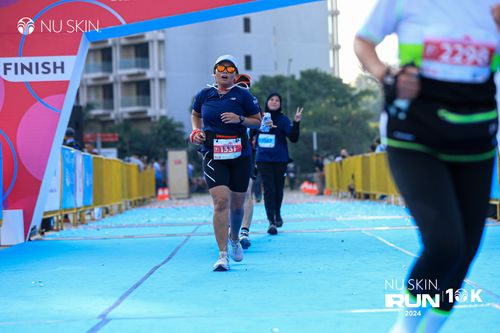 Race photo from Nu Skin Run 10K