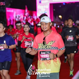 Race photo from SMARTFREN RUN 2026