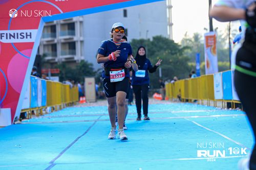 Race photo from Nu Skin Run 10K