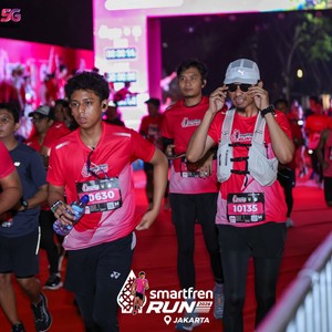 Race photo from SMARTFREN RUN 2026