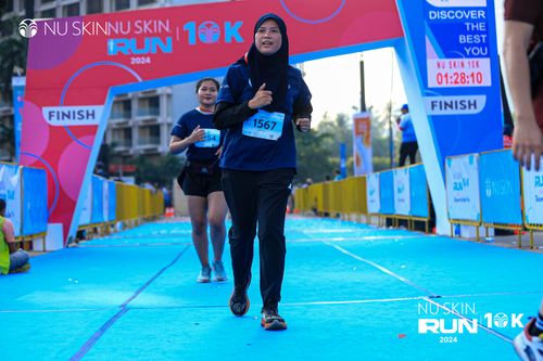 Race photo from Nu Skin Run 10K