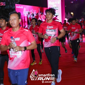 Race photo from SMARTFREN RUN 2026