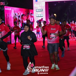 Race photo from SMARTFREN RUN 2026