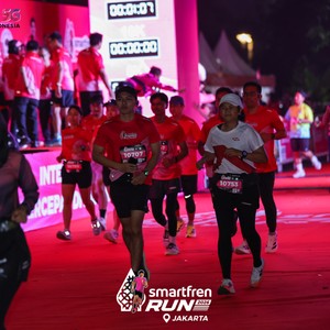 Race photo from SMARTFREN RUN 2026