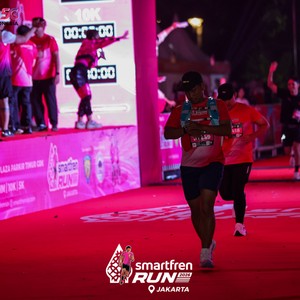 Race photo from SMARTFREN RUN 2026
