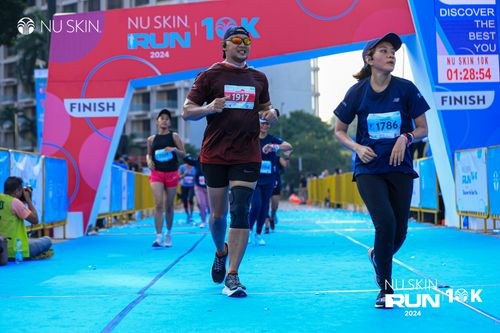 Race photo from Nu Skin Run 10K