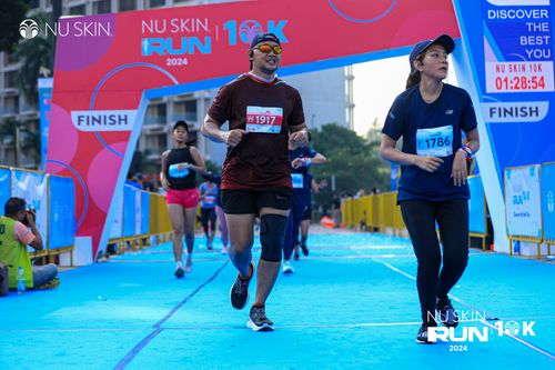 Race photo from Nu Skin Run 10K