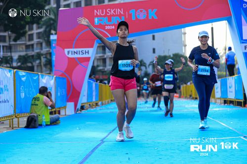 Race photo from Nu Skin Run 10K