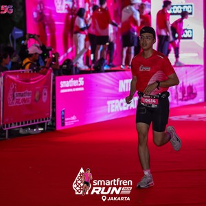 Race photo from SMARTFREN RUN 2026