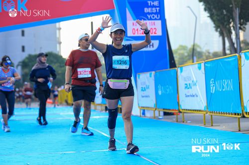 Race photo from Nu Skin Run 10K