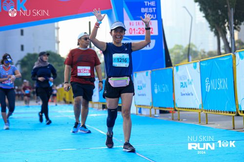 Race photo from Nu Skin Run 10K