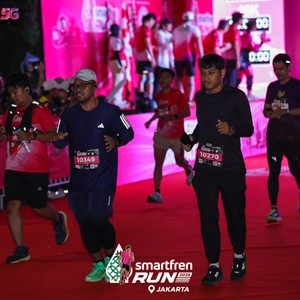 Race photo from SMARTFREN RUN 2026