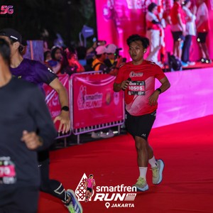 Race photo from SMARTFREN RUN 2026