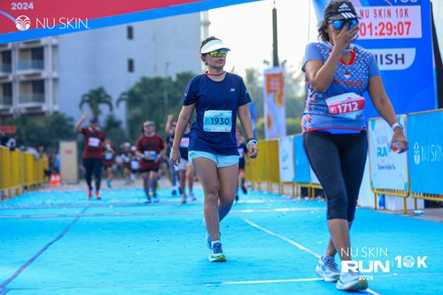Race photo from Nu Skin Run 10K