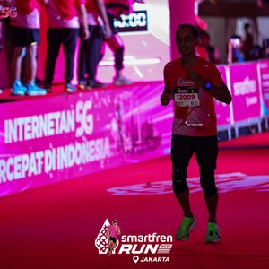 Race photo from SMARTFREN RUN 2026