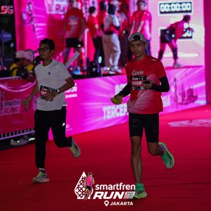 Race photo from SMARTFREN RUN 2026